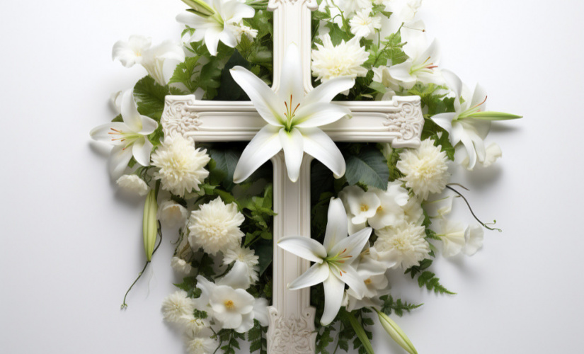 Coroa de flores para velório: como escolher e o que cada flor simboliza